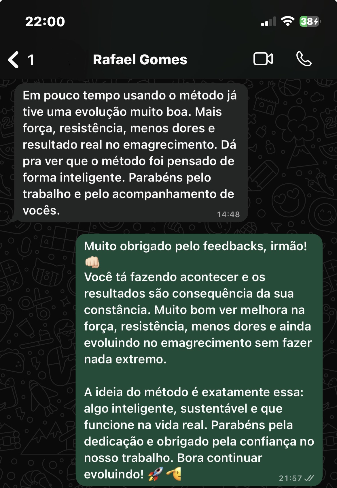 Avaliação aluno 4 — WhatsApp Kenki Method