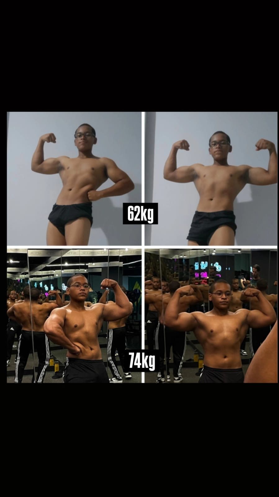 Pedro Robadel — antes 62kg e depois 74kg com Kenki Method